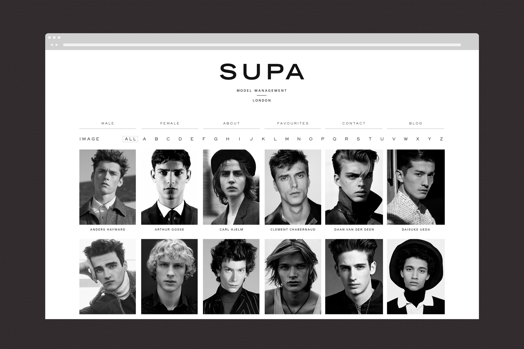 Supa Model Management – Studio AS-CC